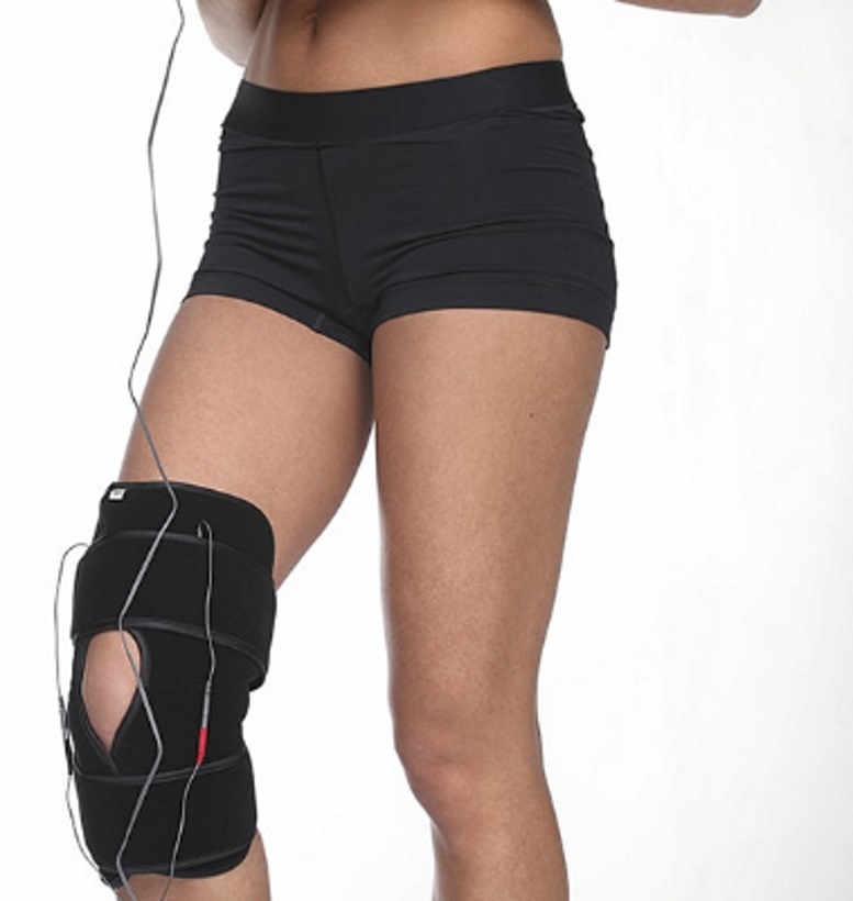 Knee Garment with Integrated Electrodes